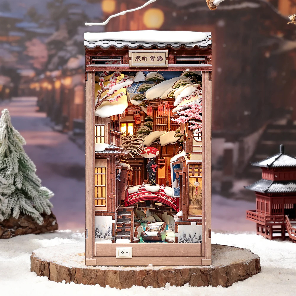 Cutebee Book Nook - Kyoto Snow Whisper