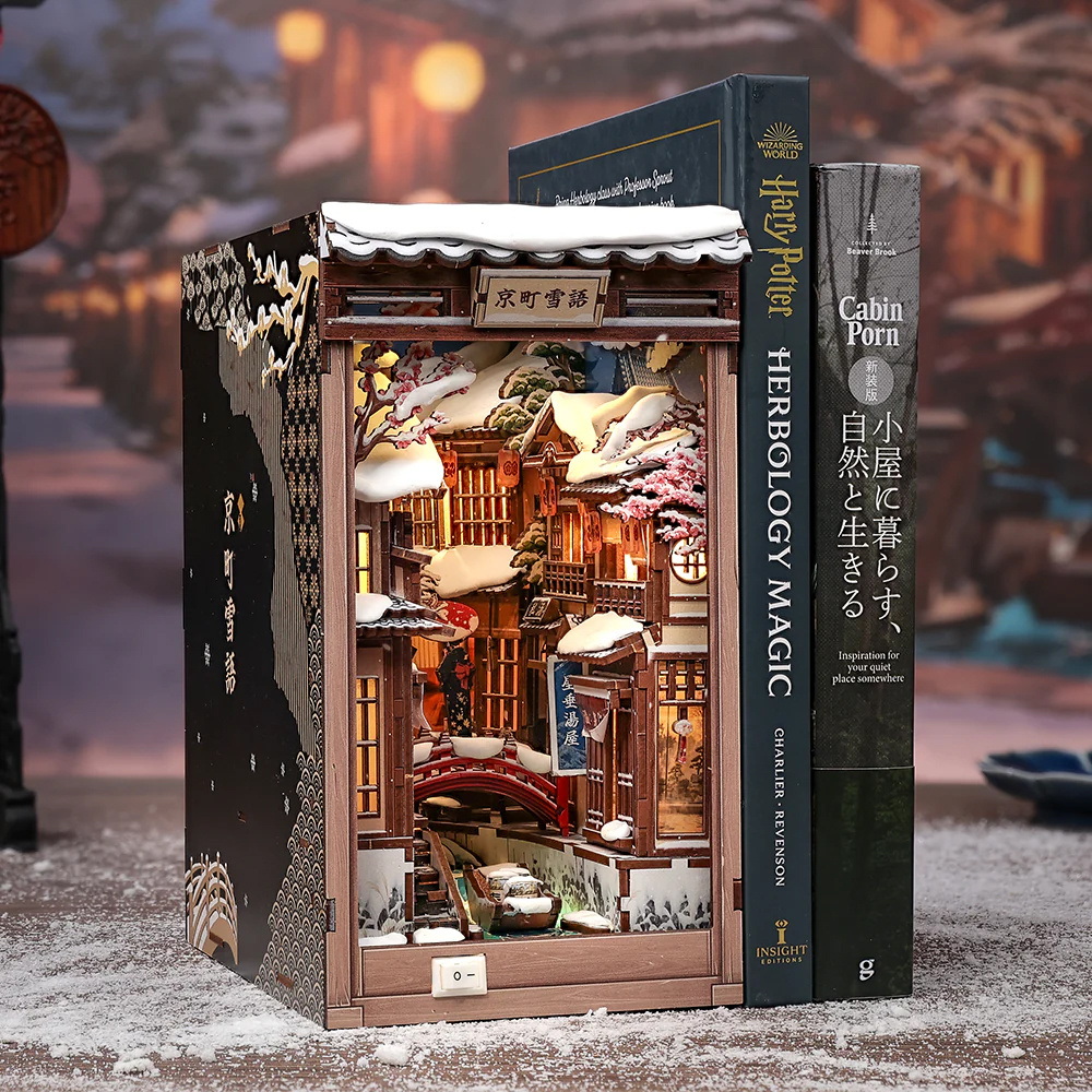 Cutebee Book Nook - Kyoto Snow Whisper