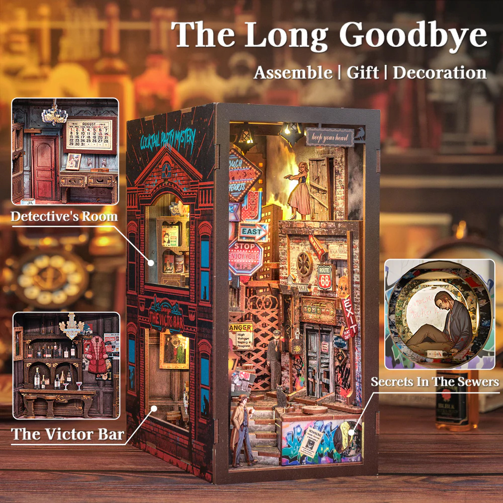 Cutebee Book Nook - The Long Goodbye