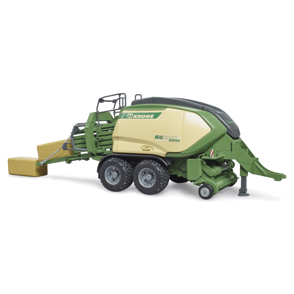 Bruder Krone Big Pack 1290 med 2 fyrkantsbalar hö