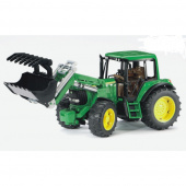 Bruder John Deere 6920 Traktor med frontlastare Bruder John Deere 6920 Traktor med frontlastare