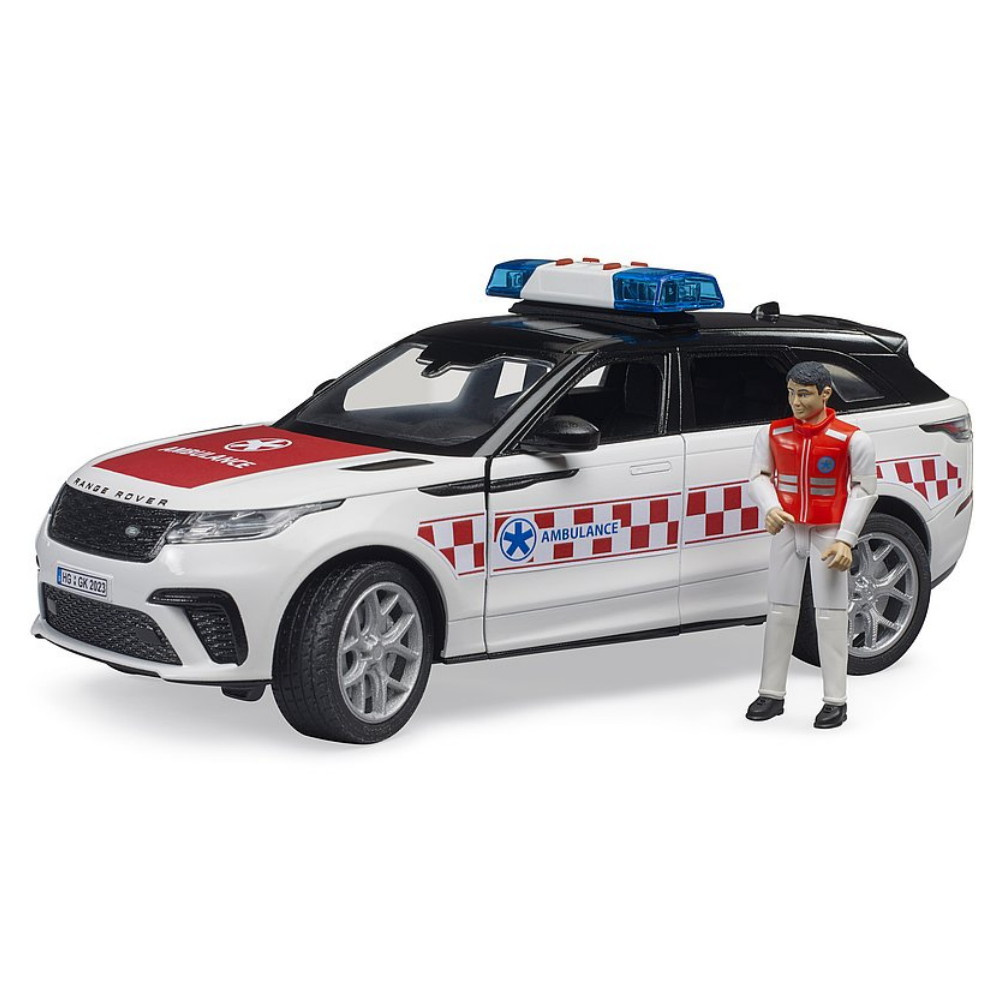 Bruder Range Rover Velar Akutläkarens fordon med förare
