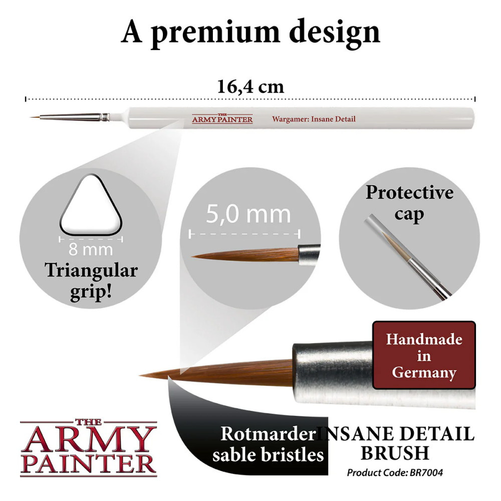 Army Painter: Wargamer Brush - Insane Detail