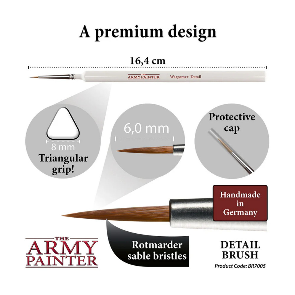 Army Painter: Wargamer Brush - Detail
