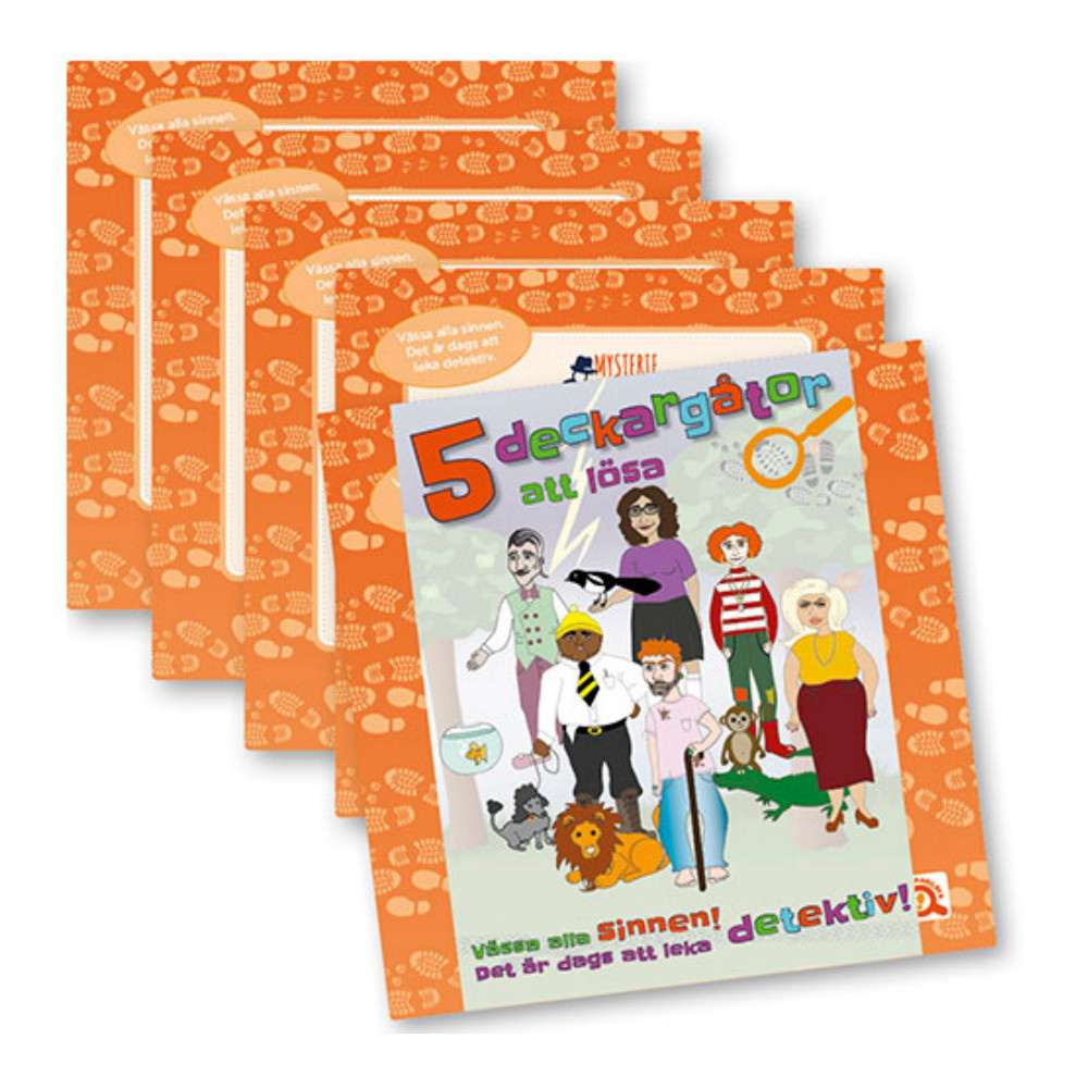 Mysteriefabriken - 5 deckargåtor att lösa