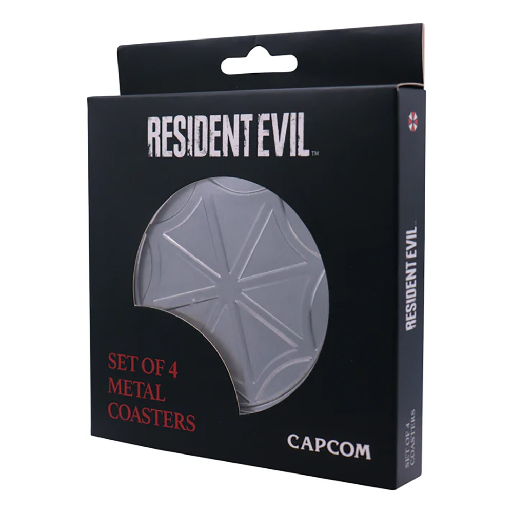 Resident Evil  Metal Coasters - 4 pack