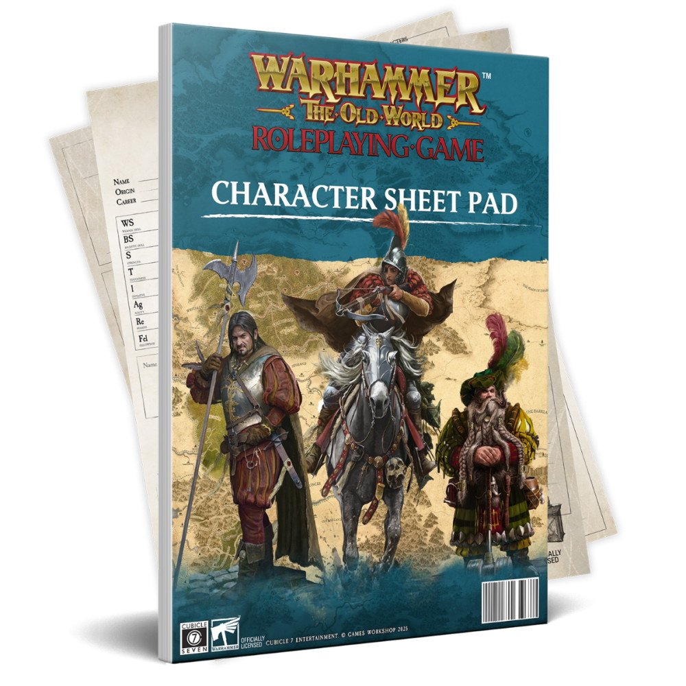 Warhammer: The Old World RPG - Character Sheet Pad