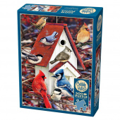 Cobble Hill Pussel - Winter Birdhouse 500 Bitar Cobble Hill Pussel - Winter Birdhouse 500 Bitar