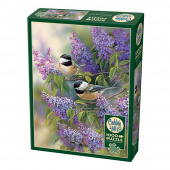 Cobble Hills Pussel - Chickadees And Lilacs 1000 Bitar Cobble Hills Pussel - Chickadees And Lilacs 1000 Bitar