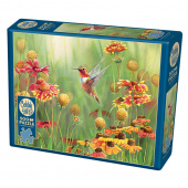 Cobble Hill Pussel - Rufous Hummingbird 500 Bitar Cobble Hill Pussel - Rufous Hummingbird 500 Bitar