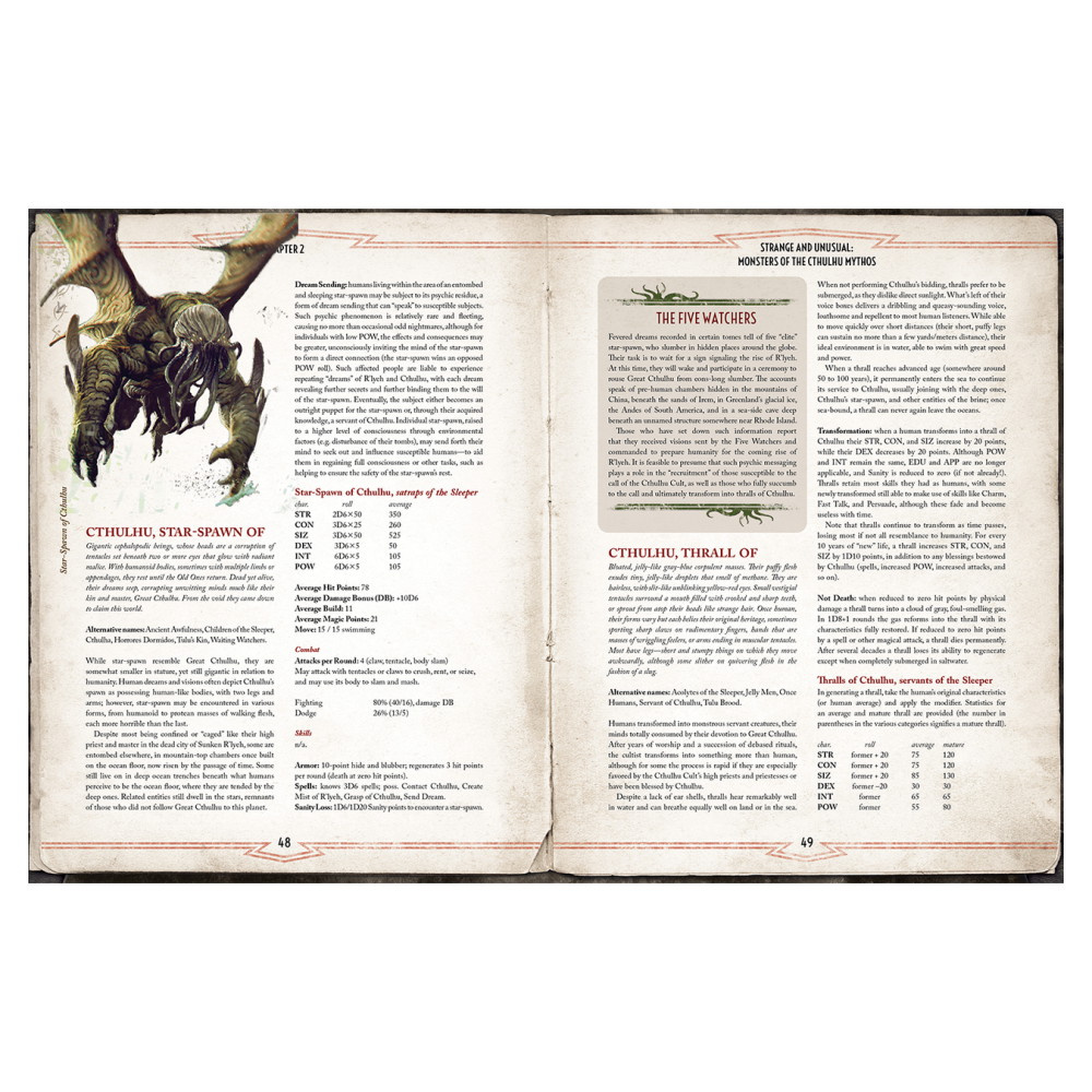 Call of Cthulhu RPG: Malleus Monstrorum Bestiary