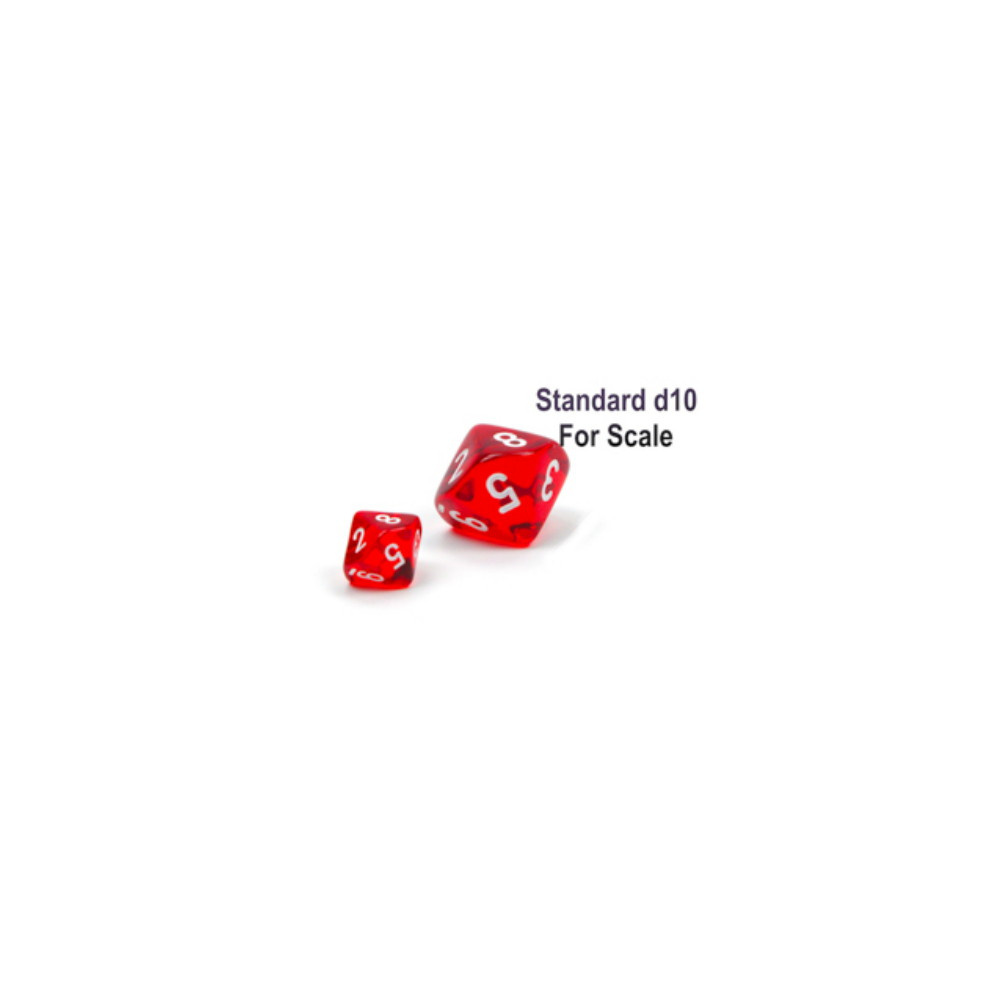 Dice Set 7 Mini Gemini Red-Teal/Gold Luminary