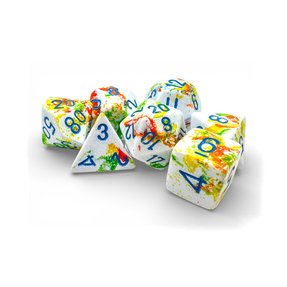 Dice Set 7 Brush Breezy/Blue