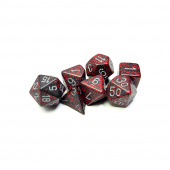 Dice Set 7 Speckled Silver Volcano Dice Set 7 Speckled Silver Volcano