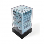 Dice Set D6 Opaque Pastel Blue/Black 16 mm Dice Set D6 Opaque Pastel Blue/Black 16 mm