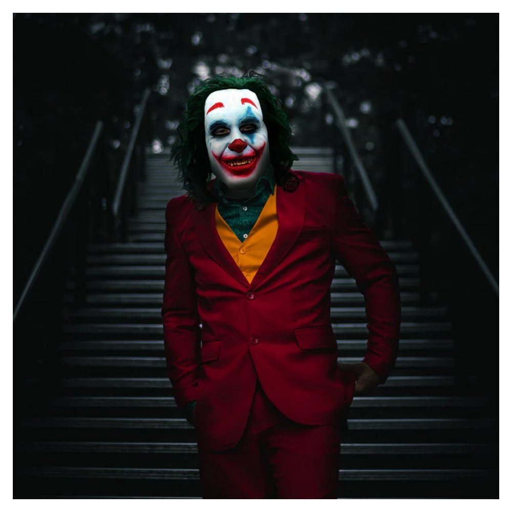 Latex Clown Mask Supergreen