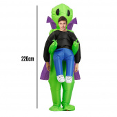 Uppblåsbar Maskeraddräkt Super Alien Uppblåsbar Maskeraddräkt Super Alien