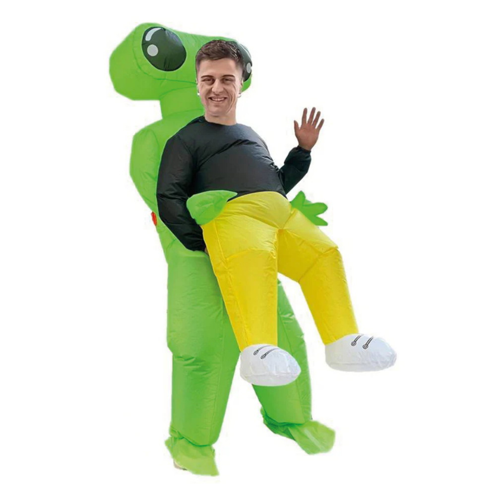 Uppblåsbar Maskeraddräkt Konstig rymdvarelse