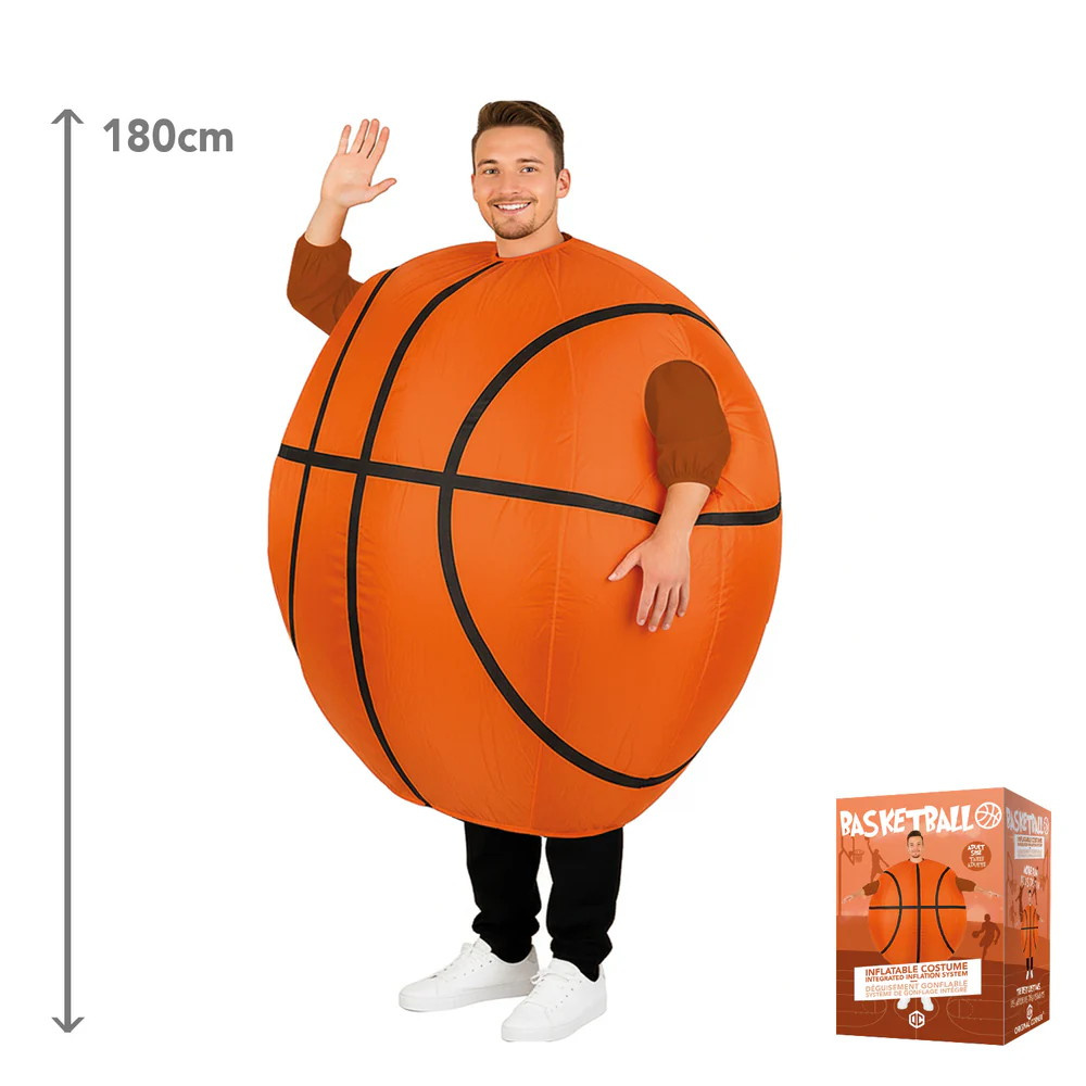 Uppblåsbar Maskeraddräkt Basketboll