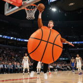 Uppblåsbar Maskeraddräkt Basketboll Uppblåsbar Maskeraddräkt Basketboll