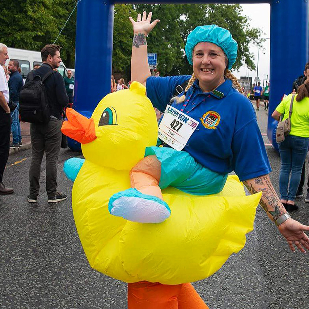 Uppblåsbar Maskeraddräkt Anka
