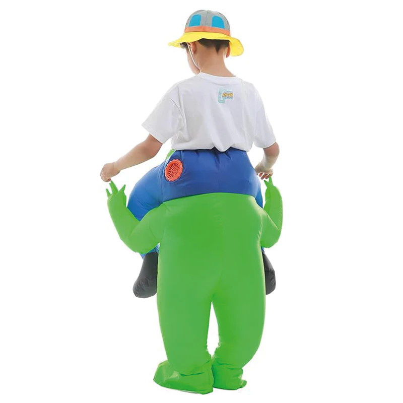 Utomjordisk uppblåsbar kostym för barn