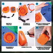 Uppblåsbar Maskeraddräkt Utomjording Uppblåsbar Maskeraddräkt Utomjording