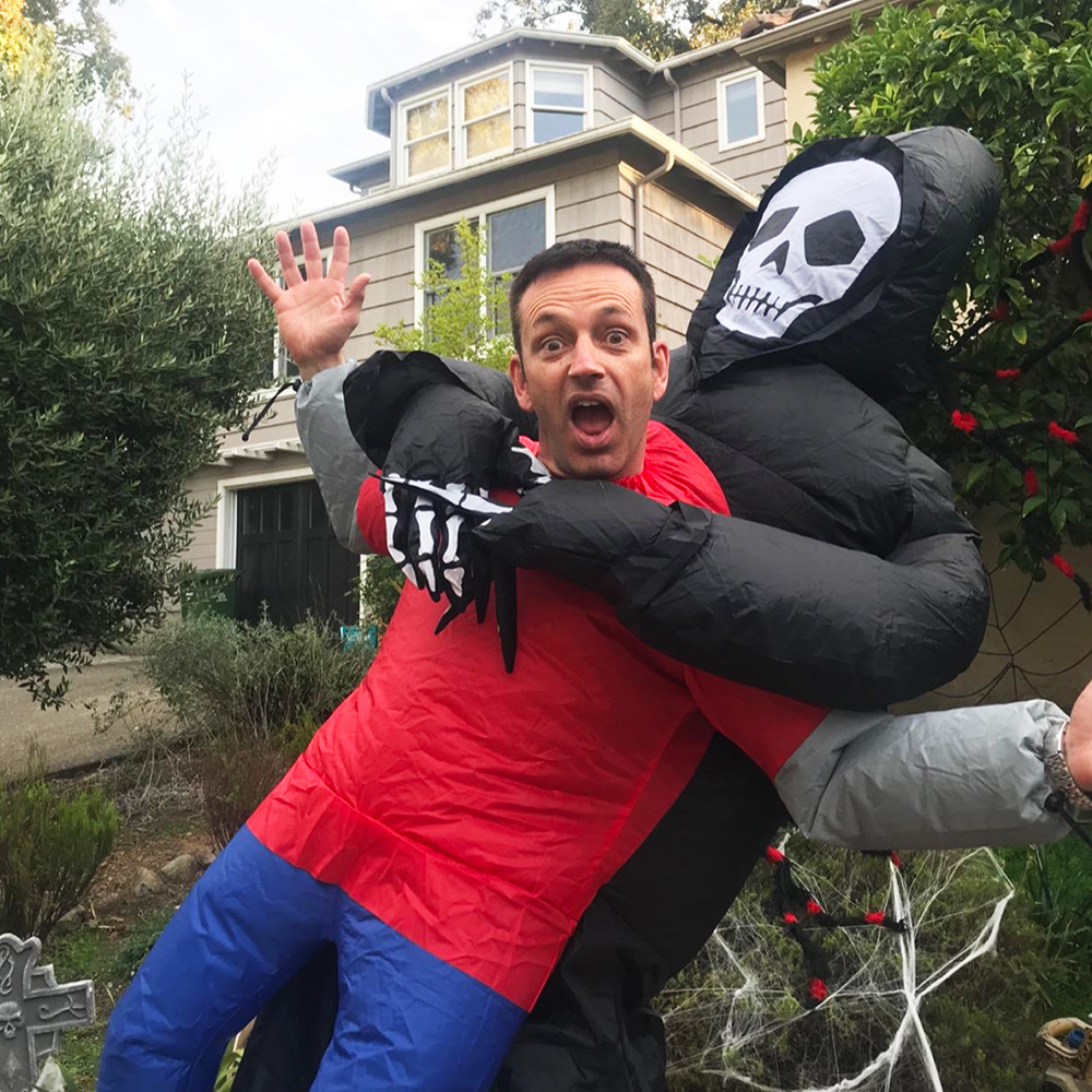 Uppblåsbar Maskeraddräkt Döden