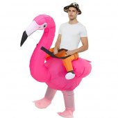 Uppblåsbar Maskeraddräkt Flamingo