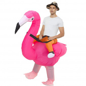 Uppblåsbar Maskeraddräkt Flamingo Uppblåsbar Maskeraddräkt Flamingo