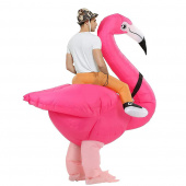 Uppblåsbar Maskeraddräkt Flamingo