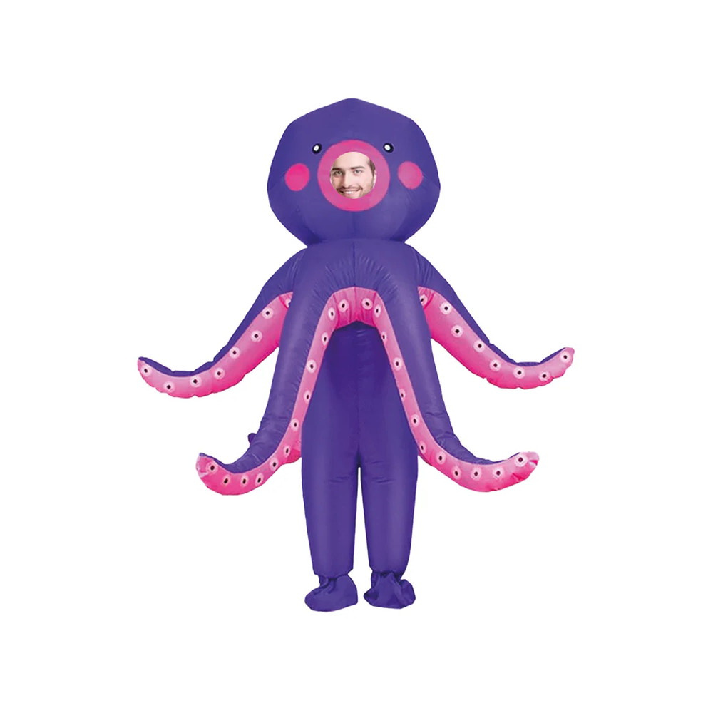 Uppblåsbar Maskeraddräkt Bläckfisk