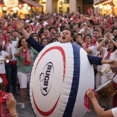 Uppblåsbar Maskeraddräkt Rugbyboll Uppblåsbar Maskeraddräkt Rugbyboll