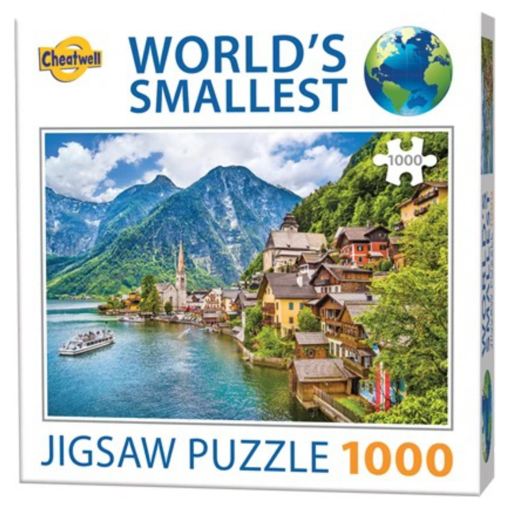 Världens Minsta Pussel: Hallstatt, Austria 1000 bitar