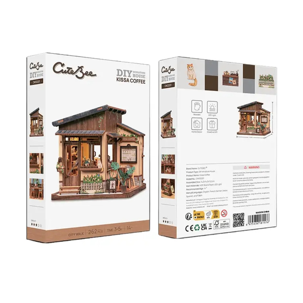 Cutebee Book Nook - Kissa Coffee