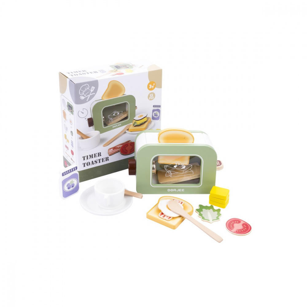 Brödrost Med Timer, Trä