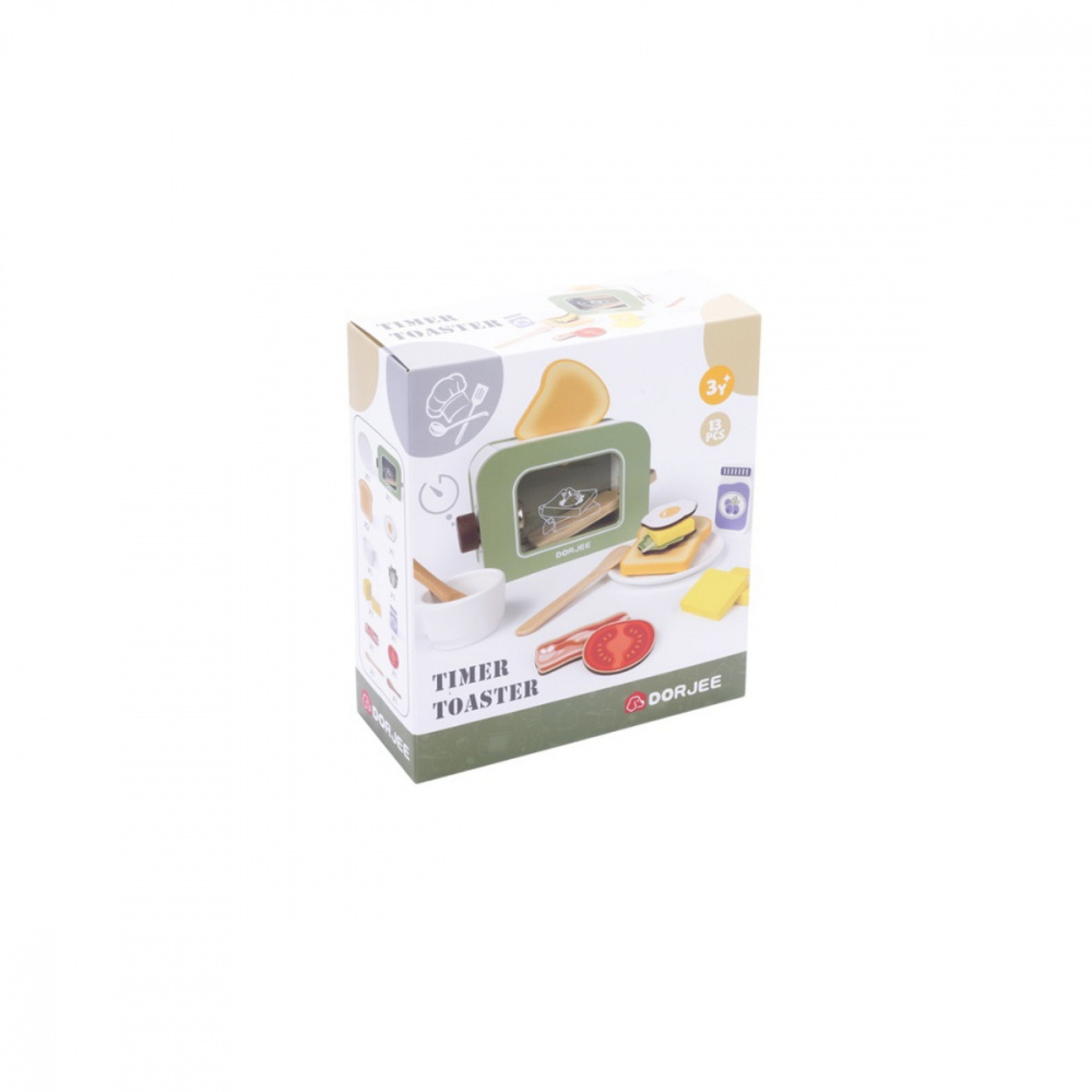 Brödrost Med Timer, Trä