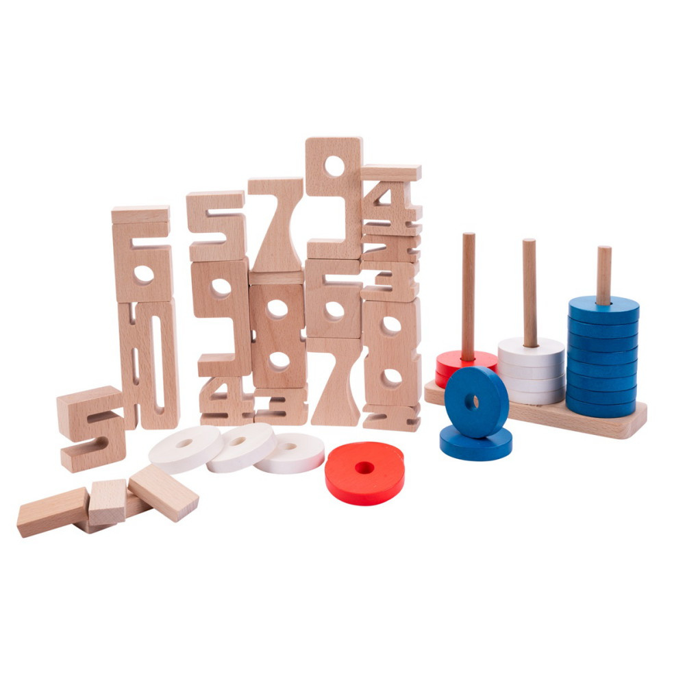 Nummerinlärningsklossar