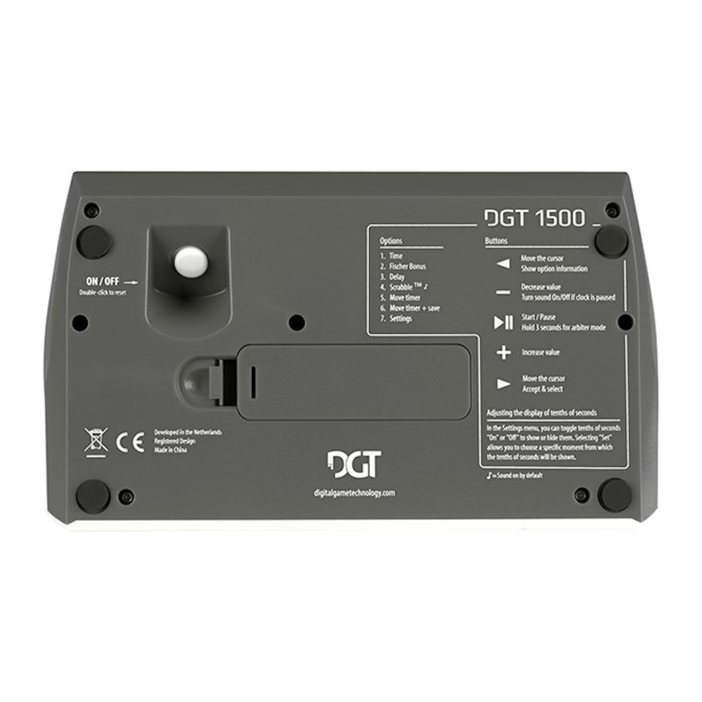 DGT1500 Grey digital schackklocka