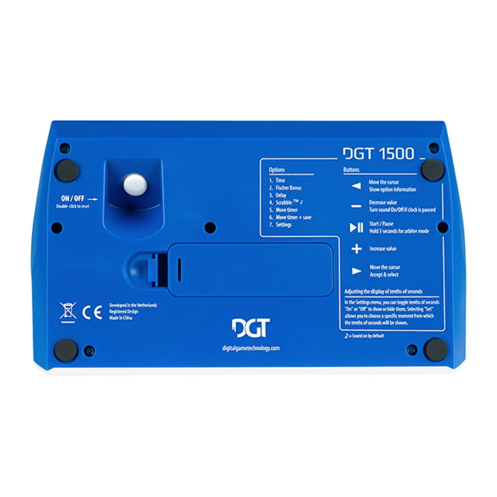 DGT1500 Blue digital schackklocka