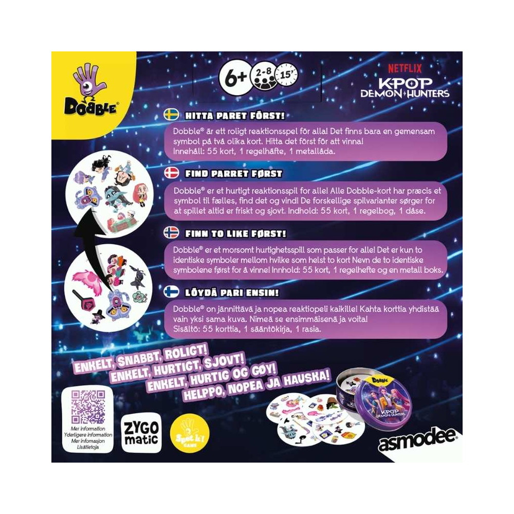 Dobble: K-Pop Demon Hunters (Swe)