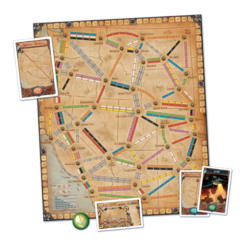 Ticket to Ride: France & Old West (Exp.) (Swe)