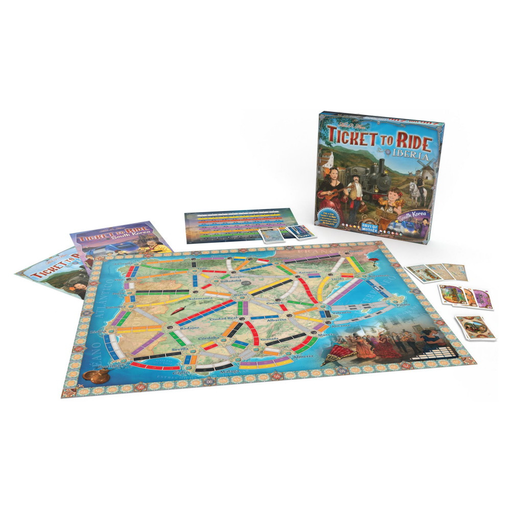 Ticket to Ride: Iberia & South Korea (Exp.) (Swe)