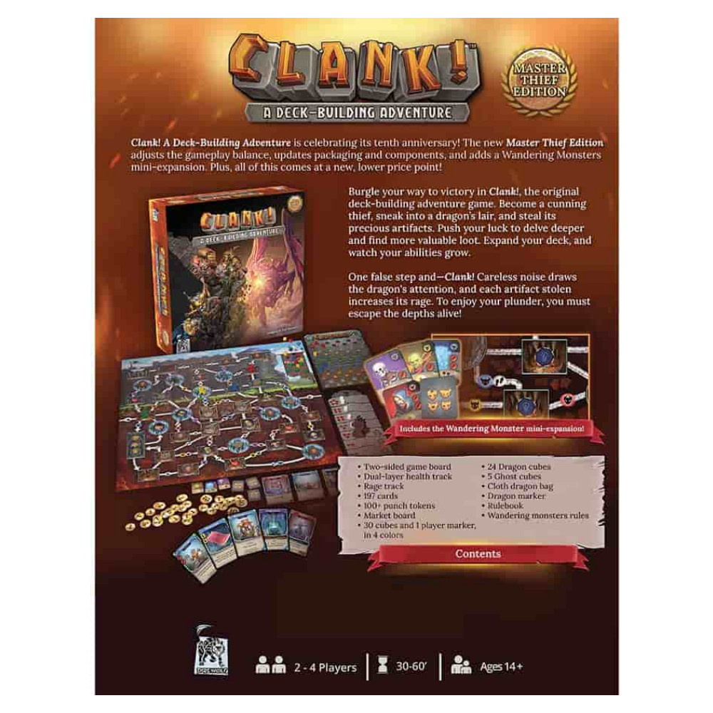Clank!: A Deck-Building Adventure - Master Thief Edition