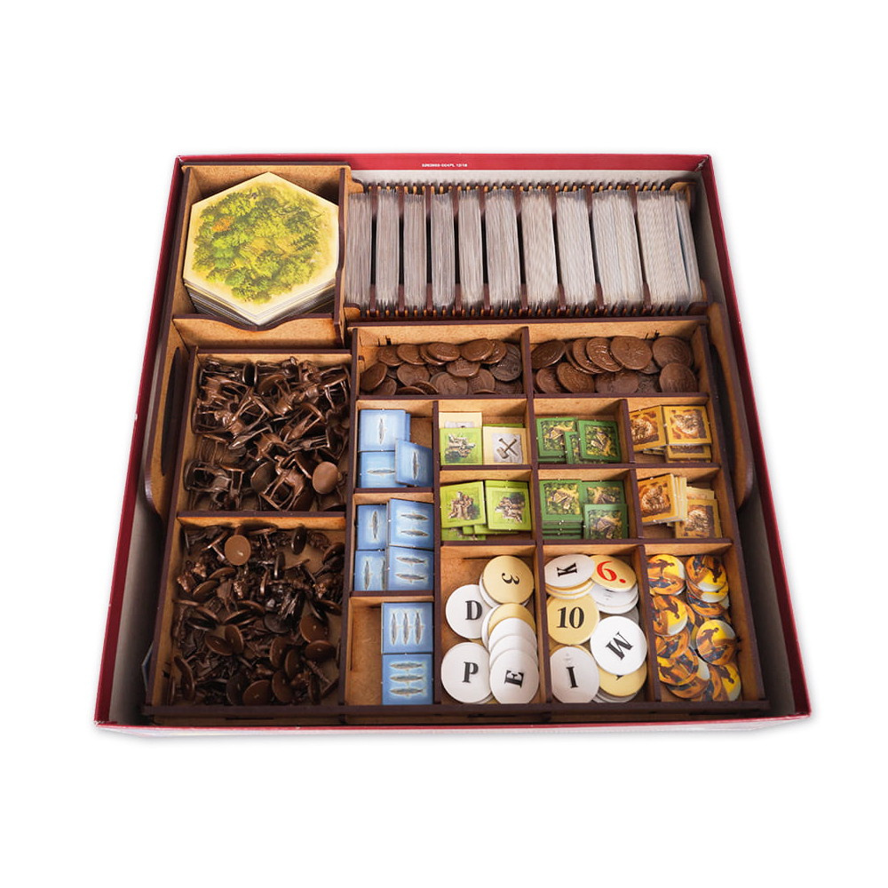 e-Raptor Insert Catan + Traders & Barbarians + 5-6 Players Expansions