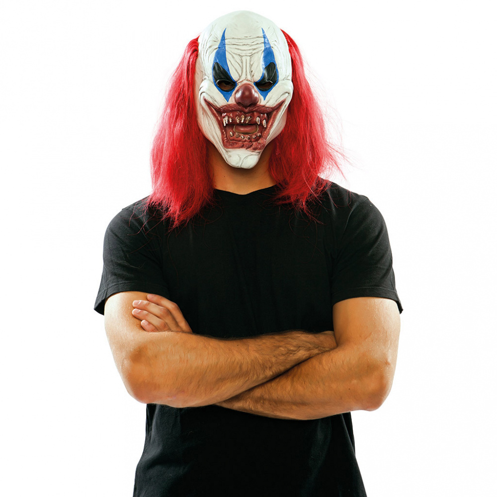 Latex Mask Diabolic Clown