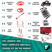 Ninja Warrior - Hinderbana 32 Delar Ninja Warrior - Hinderbana 32 Delar