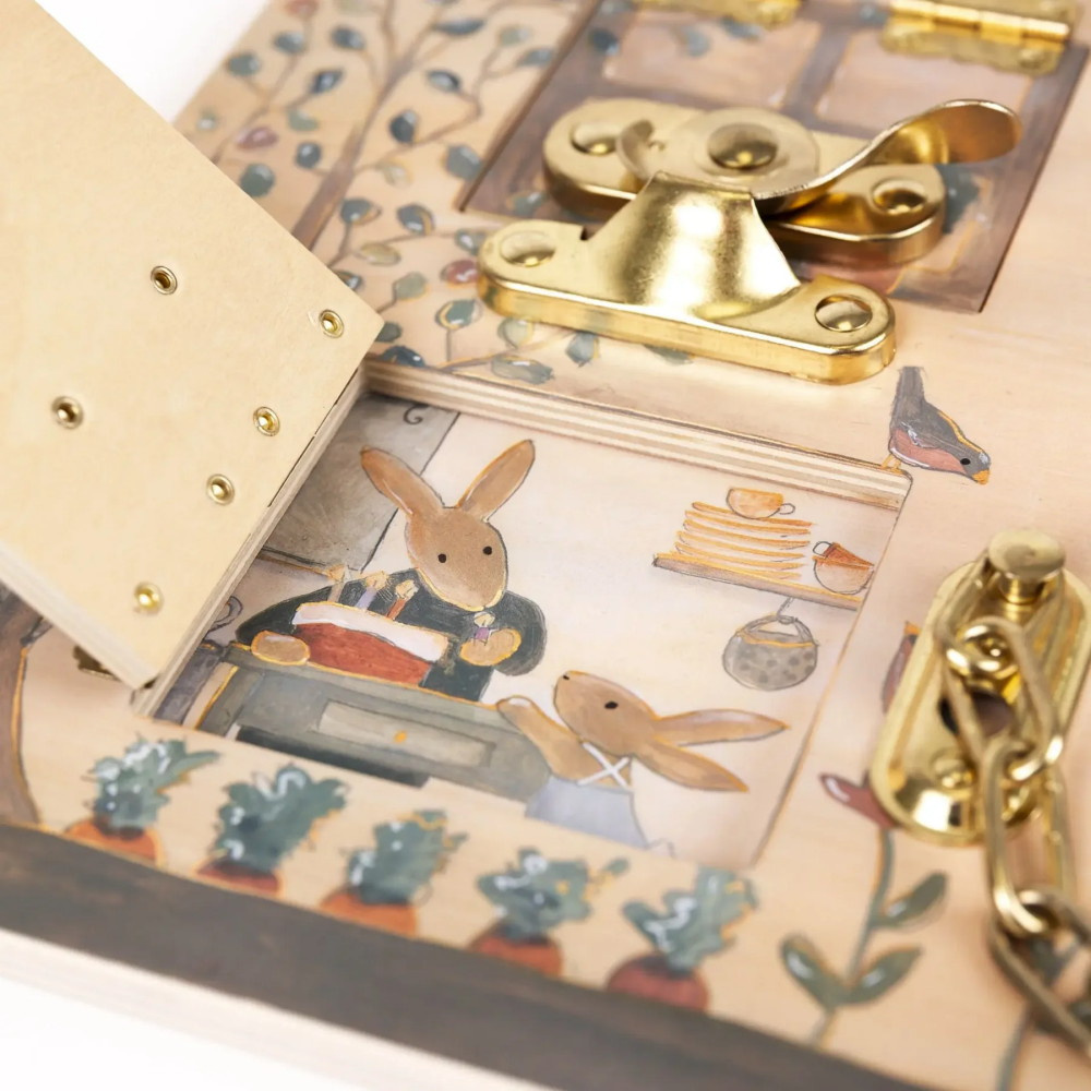 Aktivitetstavla Med Lås - Kanin