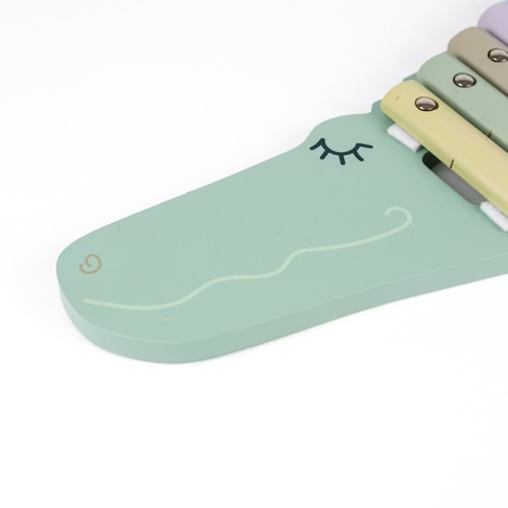 Xylofon Färgfull Krokodil