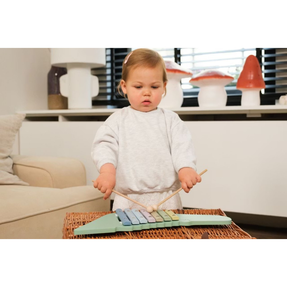 Xylofon Färgfull Krokodil